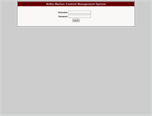 Tablet Screenshot of cms.kellermarine.com